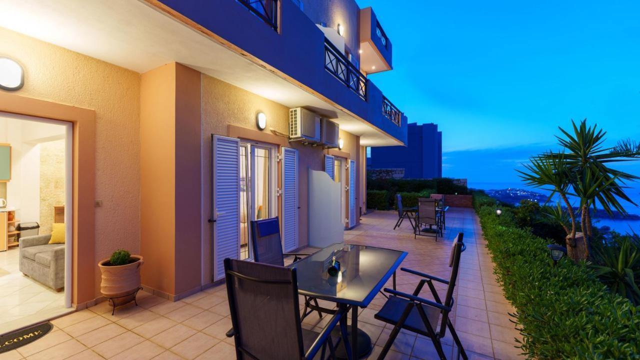 Fnk Apartments With Sea View Agia Pelagia Exteriör bild