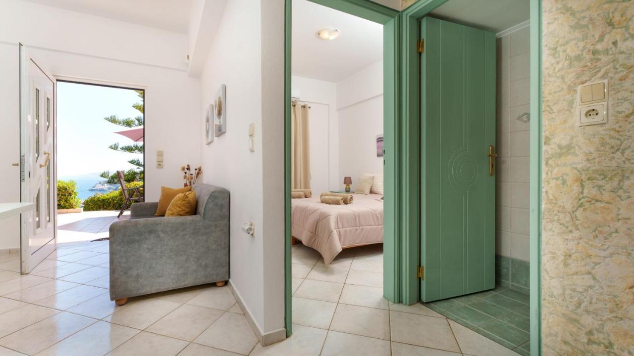 Fnk Apartments With Sea View Agia Pelagia Exteriör bild