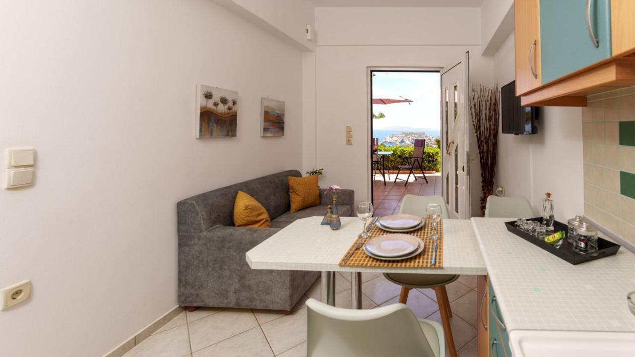 Fnk Apartments With Sea View Agia Pelagia Exteriör bild