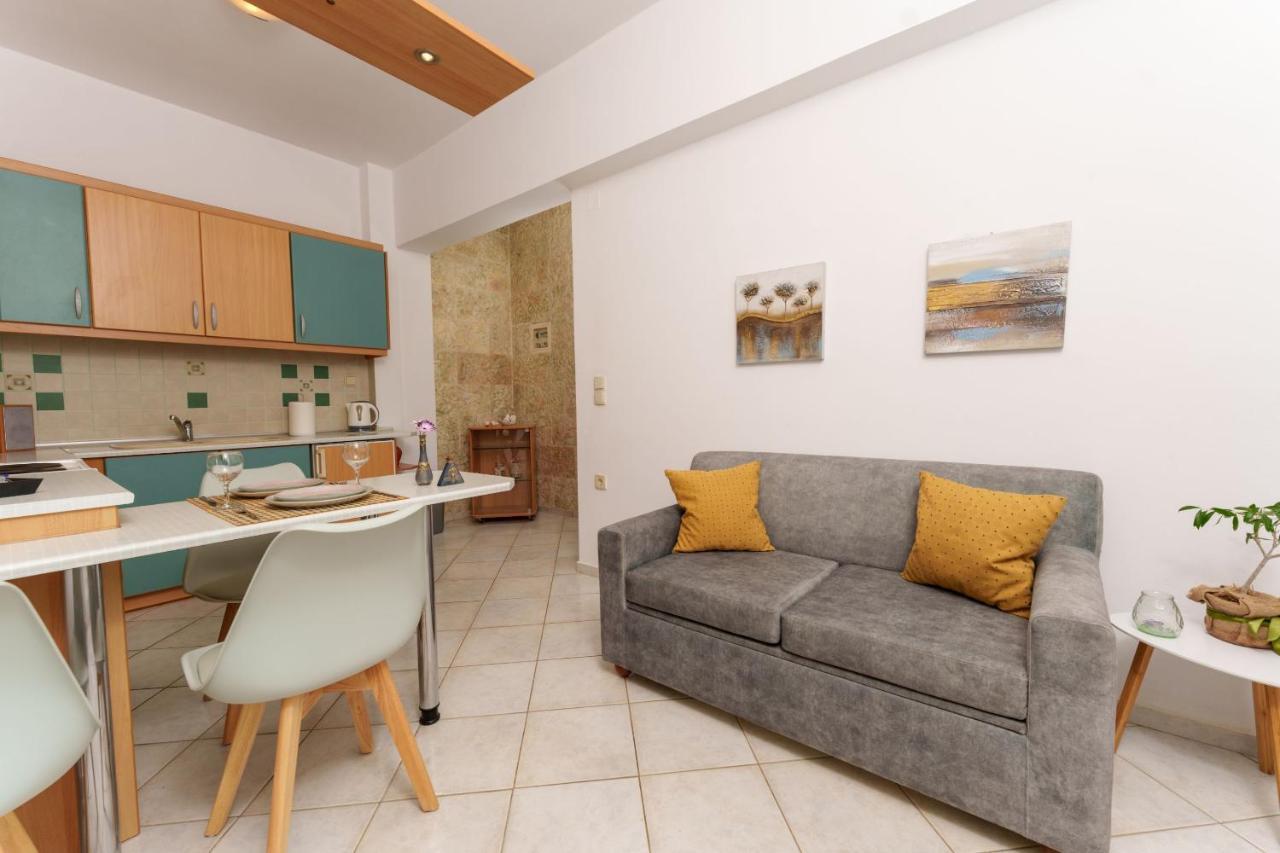 Fnk Apartments With Sea View Agia Pelagia Exteriör bild