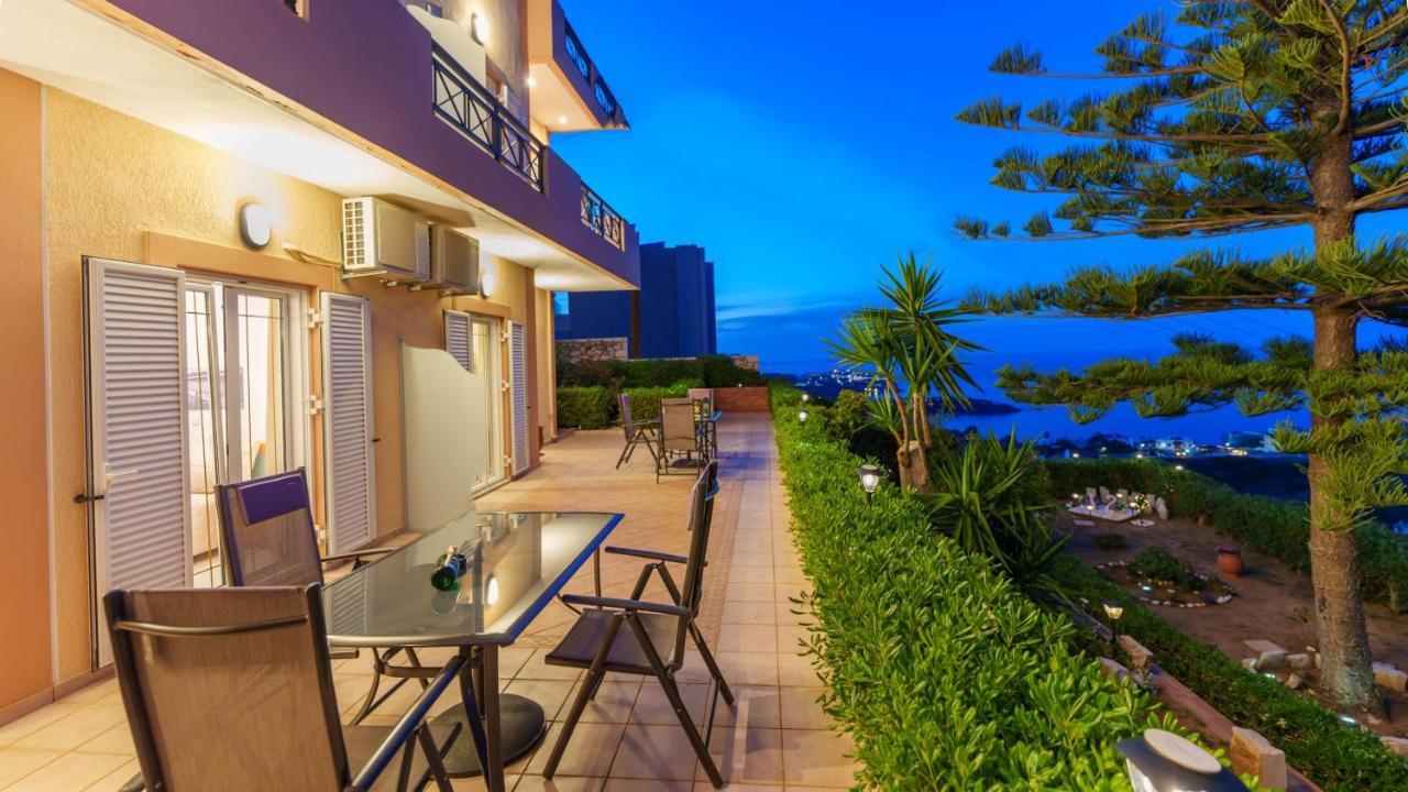 Fnk Apartments With Sea View Agia Pelagia Exteriör bild