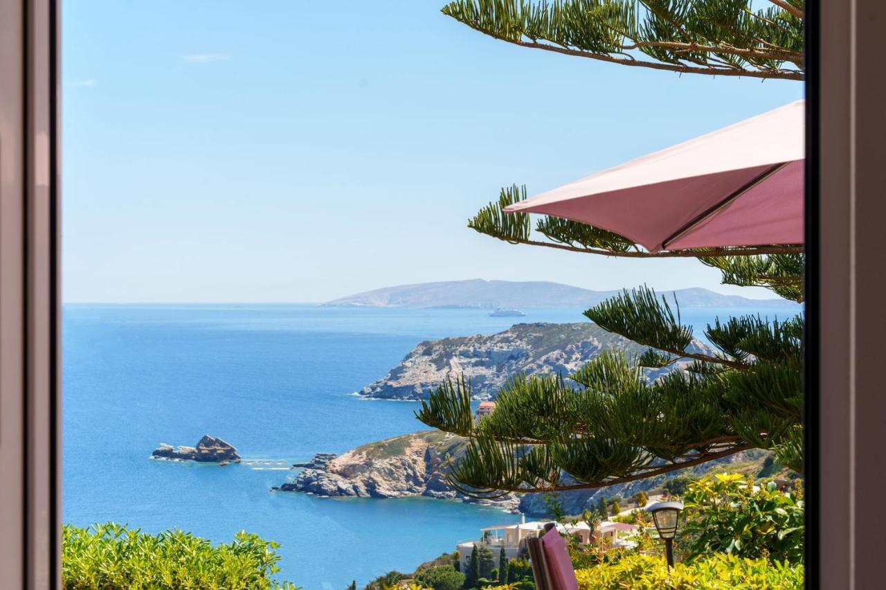 Fnk Apartments With Sea View Agia Pelagia Exteriör bild