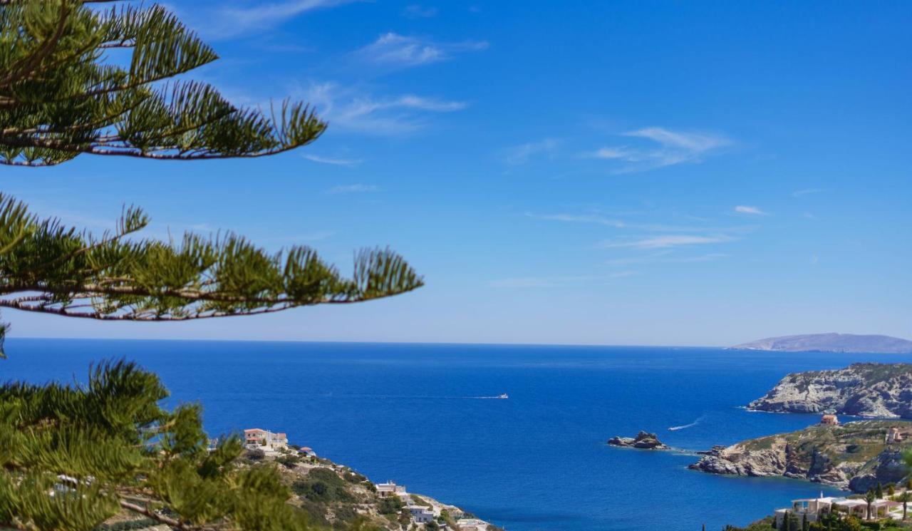 Fnk Apartments With Sea View Agia Pelagia Exteriör bild
