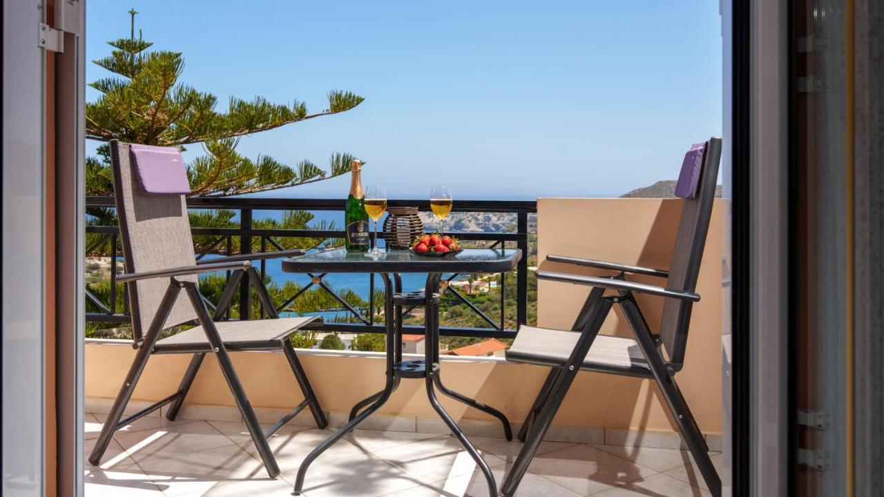 Fnk Apartments With Sea View Agia Pelagia Exteriör bild