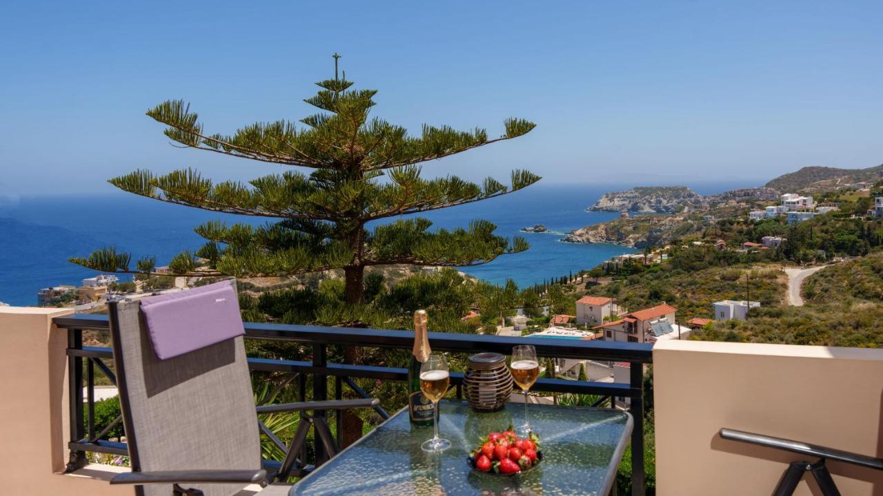 Fnk Apartments With Sea View Agia Pelagia Exteriör bild