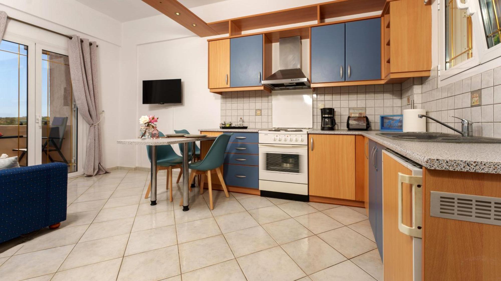 Fnk Apartments With Sea View Agia Pelagia Exteriör bild