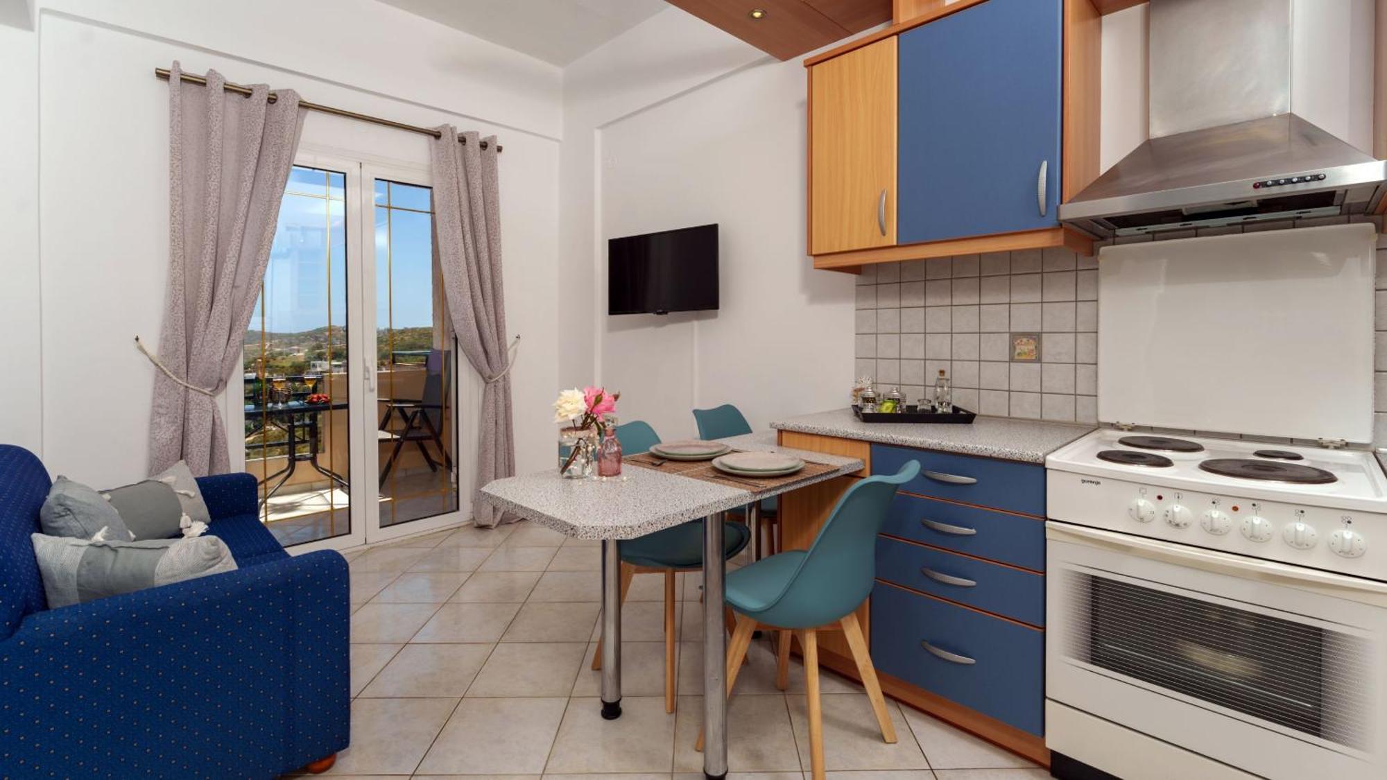 Fnk Apartments With Sea View Agia Pelagia Exteriör bild