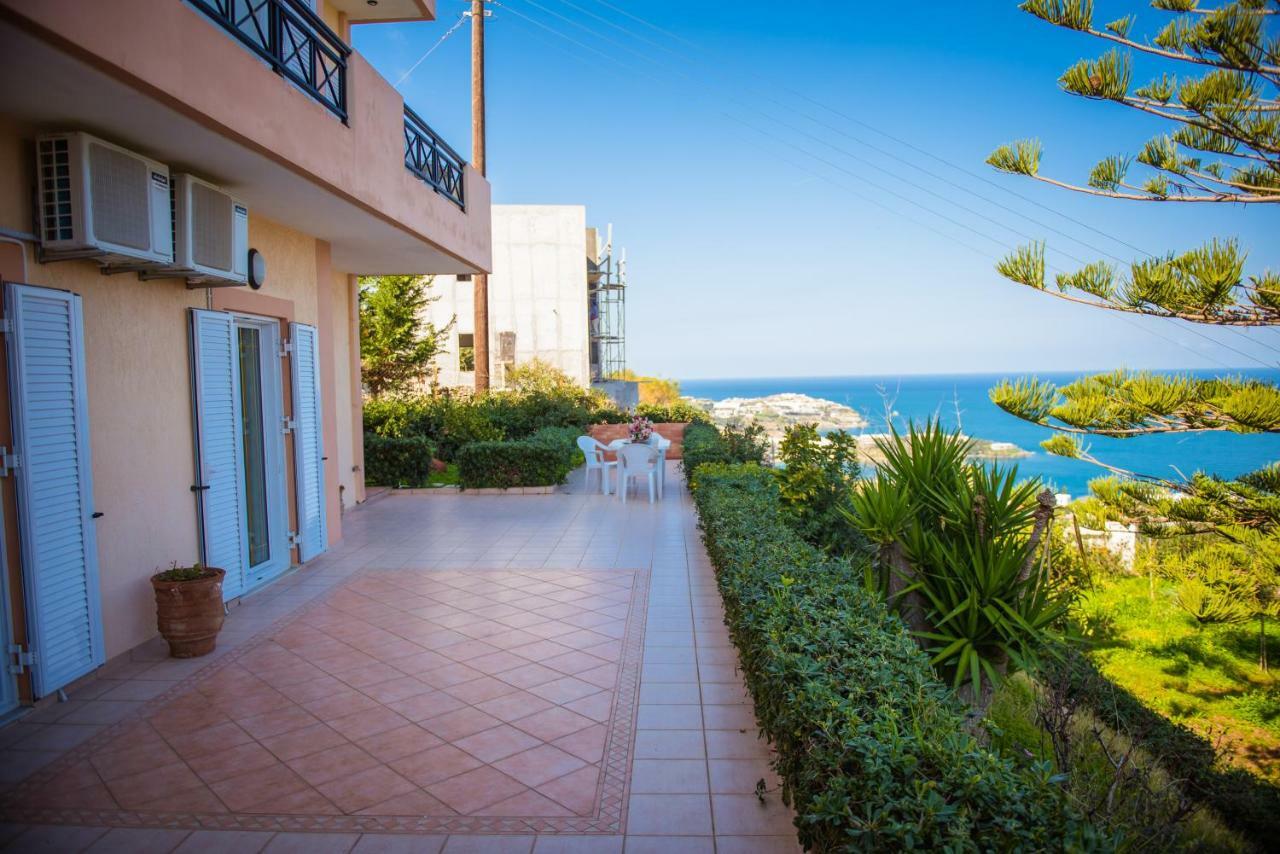 Fnk Apartments With Sea View Agia Pelagia Exteriör bild