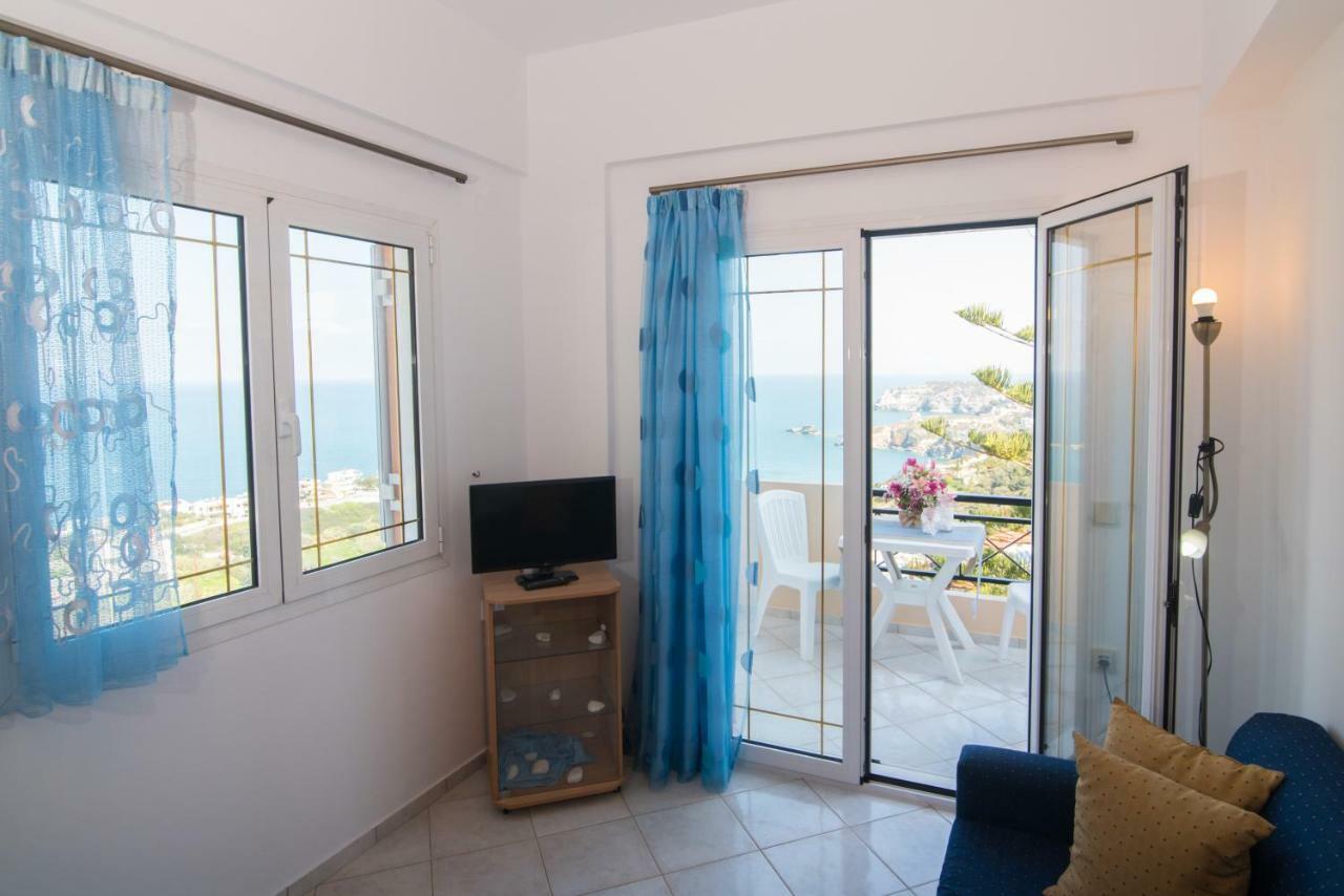 Fnk Apartments With Sea View Agia Pelagia Exteriör bild