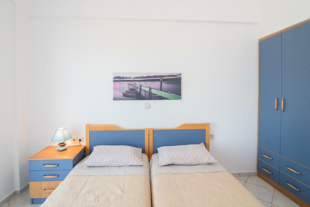 Fnk Apartments With Sea View Agia Pelagia Exteriör bild