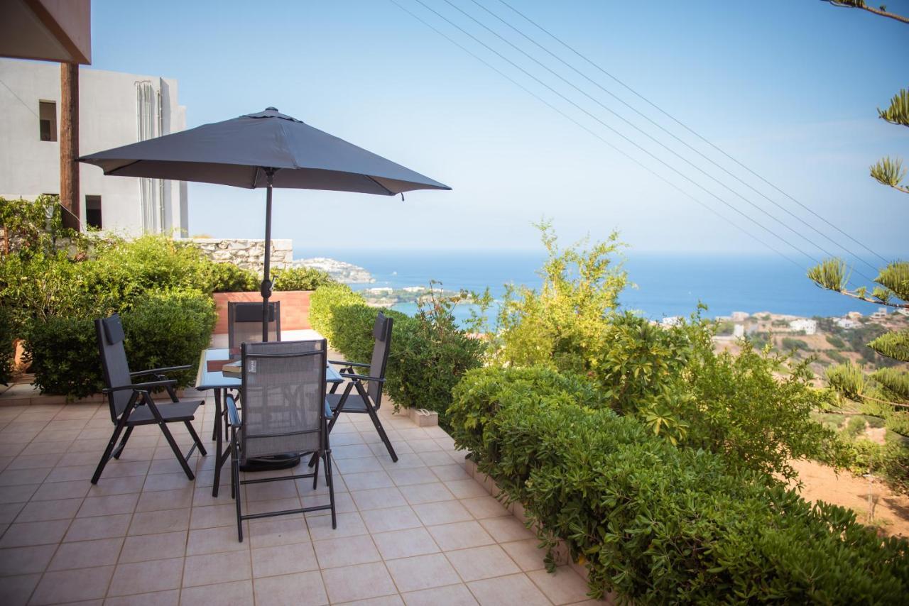 Fnk Apartments With Sea View Agia Pelagia Exteriör bild