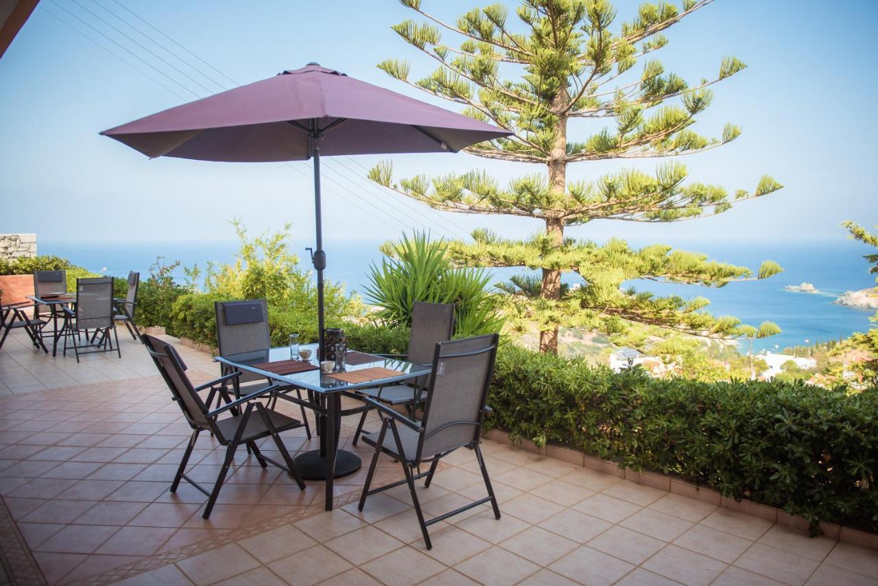 Fnk Apartments With Sea View Agia Pelagia Exteriör bild